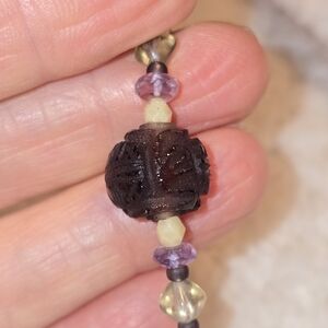 Elegant Purple Beaded Necklace